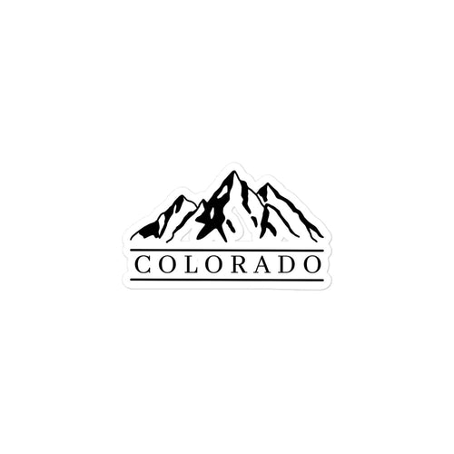 Colorado Mountains Sticker